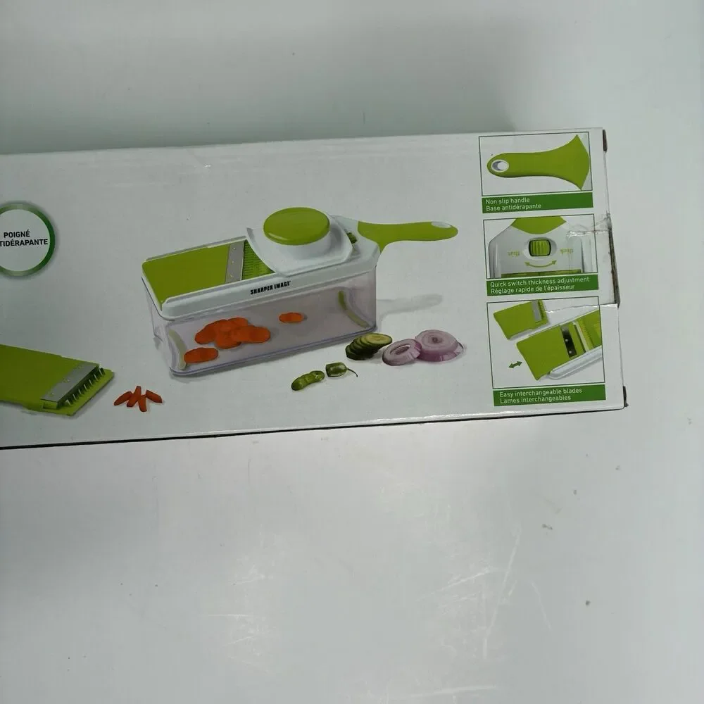Sharper Image Mandoline Slicer With Interchangeable Slicing Blades Brand New